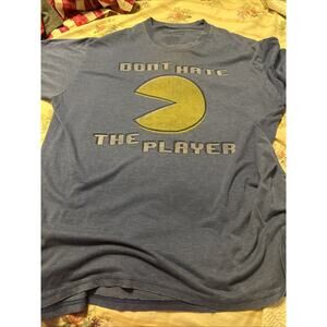 Pac Man Don’t Hate The Player Tshirt Size‎ Large Retro Look